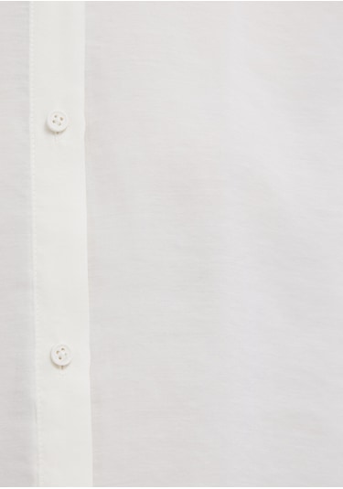 Mavi - Tencel Liyosel Karışımlı Ekru Gömlek 1211374-70057 Ekru