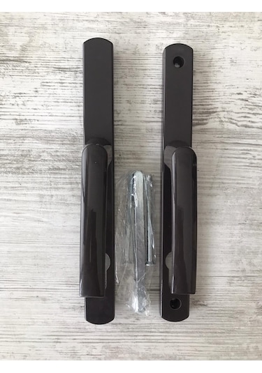 Kilitli Kapı Kolu Yaylı Beyaz - Ral 8022 / 92 Eksen