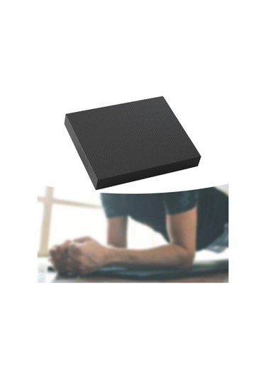 Suntek Egzersiz Dengesi Yumuşak Kalın Yoga Diz Yedi Siyah Siyah