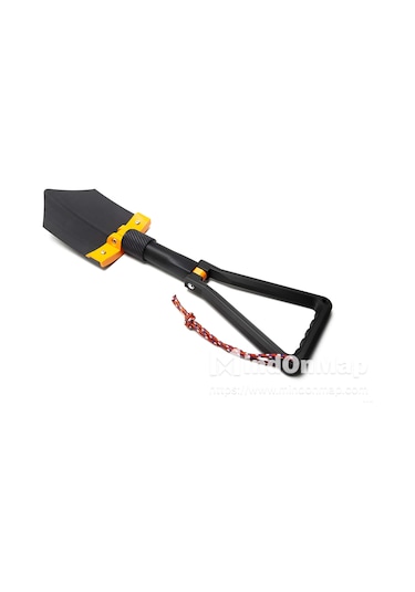 Kemx3d Katlanabilir Kamp Küreği - Tamamı Sert Plastiktir - Kar Veya Yumu Siyah