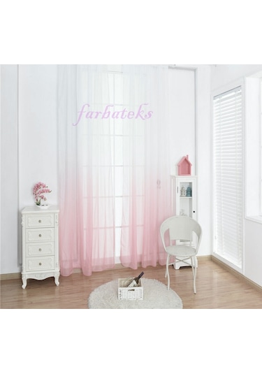 Brillant Tül Perde - Renk Geçişli Tül - Renkli Tül Perde