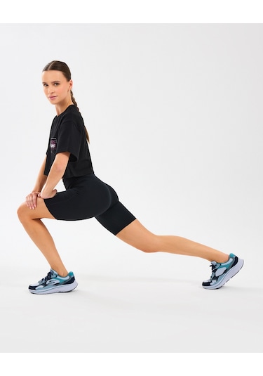 Skechers W Basic Biker Legging Kadın Siyah Tayt S2510202-001 SiYAH