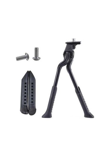 Pazly İki Ayaklı Bisiklet Standı, Ayarlanabilir, Basit Kurulum, Evrensel, Kaymaz Bipod, Dağ Bisikleti Ayak Dayama Yeri, Siyah Siyah