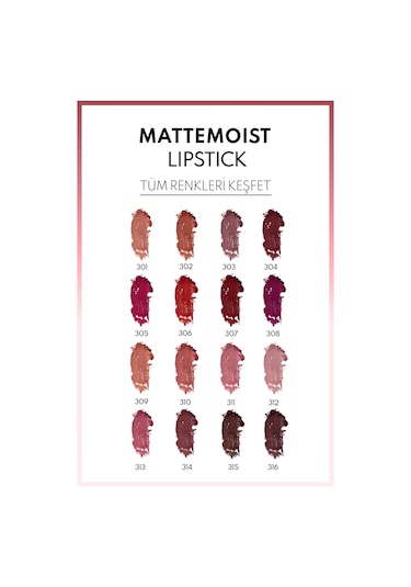 Note Cosmetique Mattemoist Lipstick Mat Bitişli Ruj 312 Happy Tan - Nude