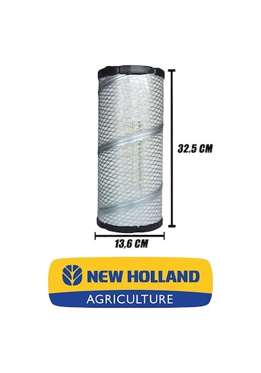 New Holland Tt-Td-Tn-T4-56 Serisimotor Hava Filtresi Kiti Iç-Dış Tek Ebat
