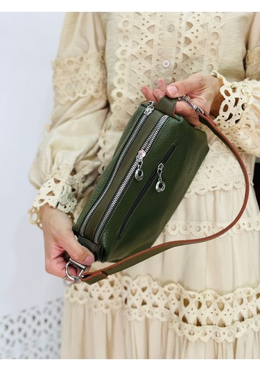 Miami Polo Clup Yumuşak Suni Deri Çapraz Askılı El Çanta Yeşil