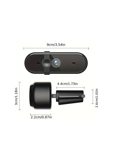 Dashanshop 1080p Bilgisayar Kamerası Yüksek Çözünürlüklü Usb Mikrofonlu Görüntülü Sohbet Canlı Yayın