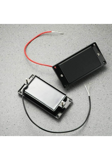 Ruicoo Mx0310d Elektro Gitar Humbucker Pikap Seti, İki Adet Kapalı Çift Bobin, Siyah Renk