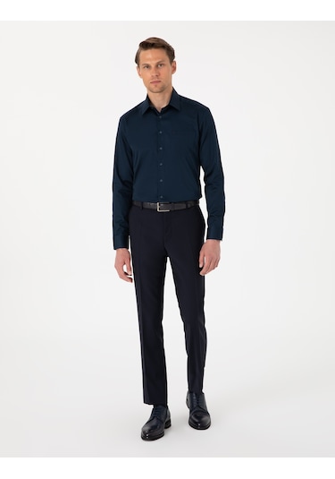 Pierre Cardin Erkek Lacivert Gömlek Basic 50302972-vr033 Lacivert