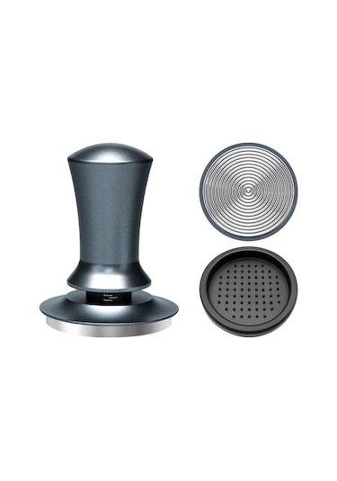 Yatay Sabit Basınçlı Kahve Öğütücü Germe Tozu Pres Çekiç 58mm , Size:silver Blue Thread+round Base Diğer