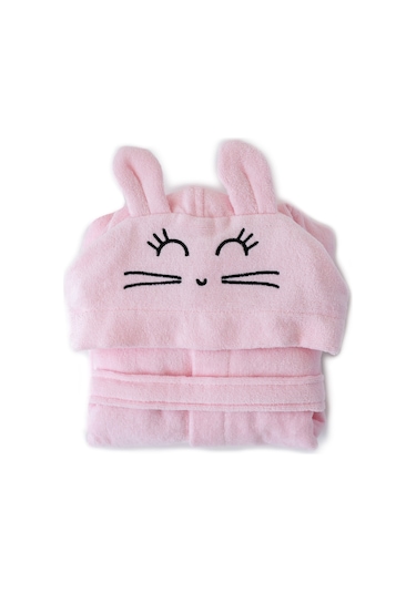 Milk&Moo 2-4 Yaş Kadife Çocuk Bornozu Çançin