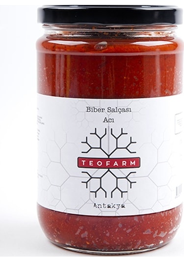 Teofarm Acı Biber Salçası 660 G