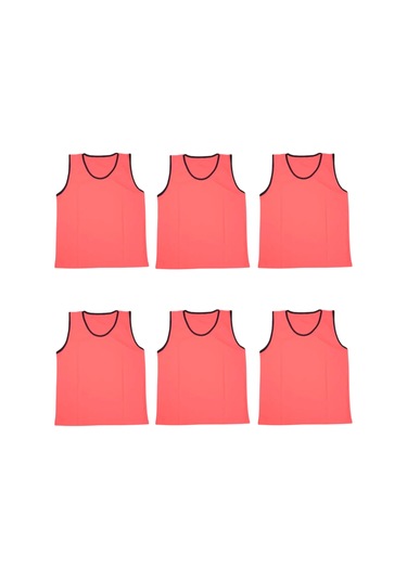 Antrenman Yeleği Çocuk Beden 6'lı Set Bip Pembe Pembe