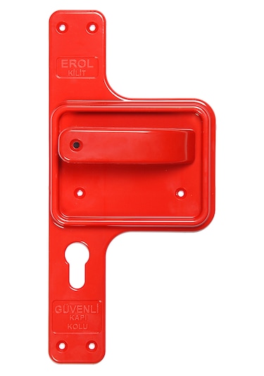 Bariyerli Güvenli Ve Kırılmaz Kapı Kolu 10 Adet( 56 Renk )