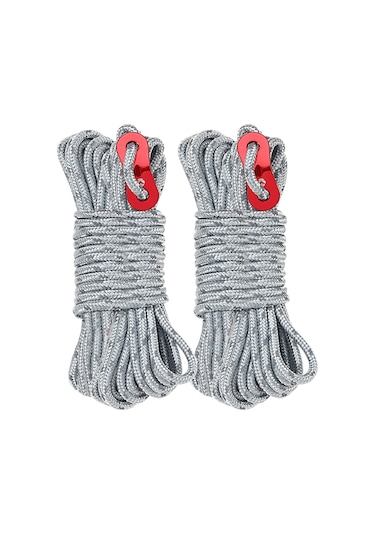 Skycity Dayanıklı Poliester 4mm Işık Yansıtan Kamp Çadır Rengi, Fikstür Ve Rüzgar Direnci Için Fs-5000 Çok Renkli