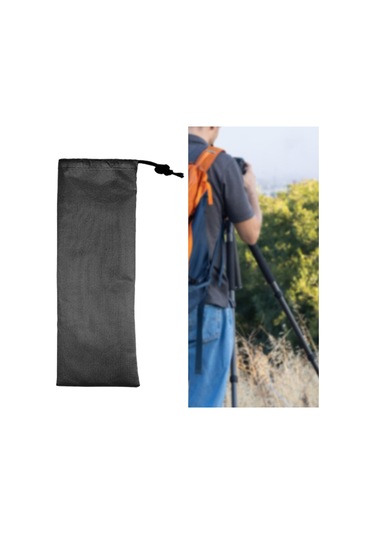 Homyl Bağcıklı Saklama Çantası Hafif Çadır 13cmx45cm Siyah