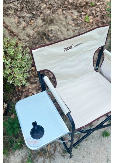 Rox Campıng Fonksiyonel Sehpalı Kamp Sand. - Bej Bej