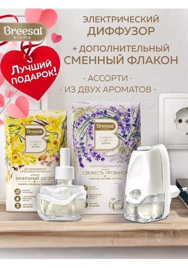 Breesal Ev İçin Elektrikli Difüzör + Değiştirilebilir Blok 177188494