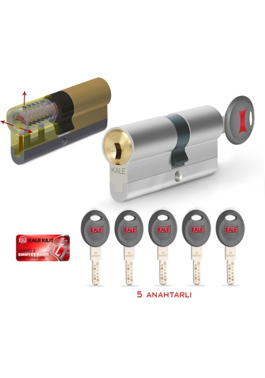 Kale 164 Cec 68mm Tüpten Şifreli Yüksek Güvenlikli Kilit Göbeği