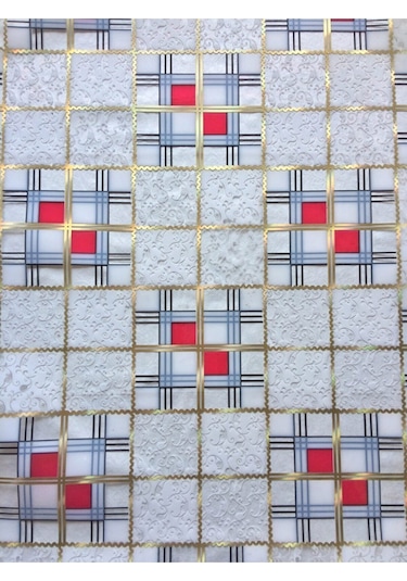 ŞEFFAF DESENLİ MASA ÖRTÜSÜ 1,7 mm 80 cm X 130CM