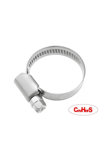 Paslanmaz Çelik Hortum Boru Tesisat Kelepçesi 1 Adet 25x40 MM