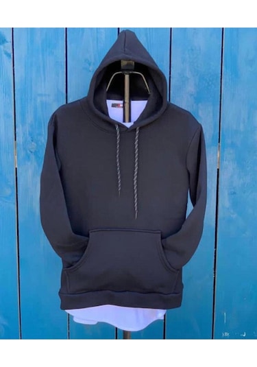 Unisex 2ip Şardonlu Awe Some Baskılı Sax Oversize Sweatshirt Saxawe12