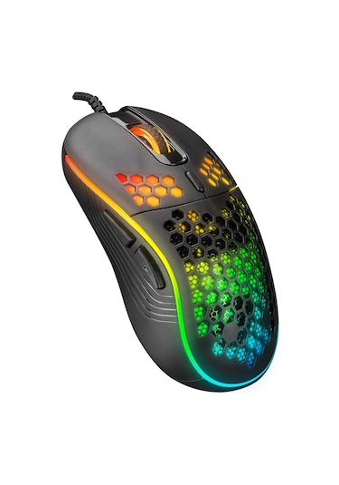 Everest SM-G66 X-HOLE Usb 7D Optik 8000 DPİ LED Işıklı Gaming Oyuncu Mouse