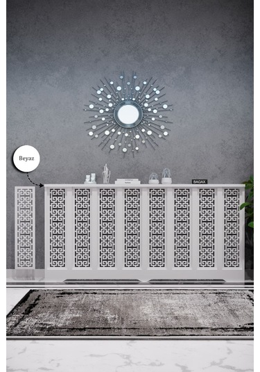 Karatay Model Beyaz Renk 156 CM Petek Kaplama Dresuar Çok Renkli