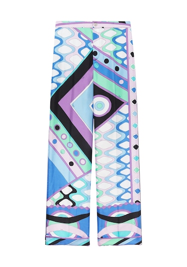 Pucci Şık Vivara Desenli Kadın Pantolon Multi Colour