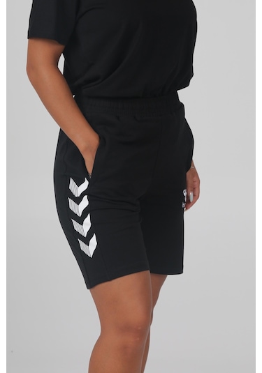 Hummel Armin Pamuklu Cepli Kamp Şortu Siyah