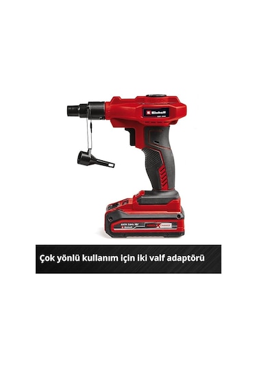 Einhell CE-AP 18+CE-CC 18+2,0 Ah Kit Hava Üfleme & Lastik Şişirme Seti - 2070111