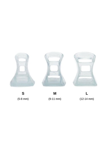 Topuklu Ayakkabı Sesi Önleyici Şeffaf Aparat 3 Çift S-m-l Ofis Içi Topuk Sesi Önleyici Kesici Şeffaf