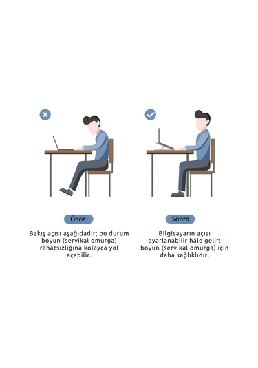 Shopytech Fanlı Katlanır Laptop Notebook Standı 7 Kademeli Yükseklik Alüminyum Alaşım 16 İnc Uyumlu