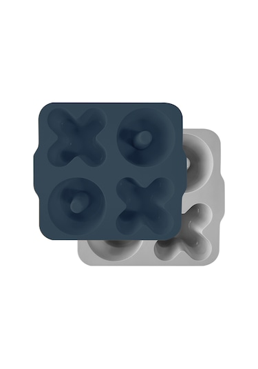 Oioi XoXo Kek & Muffin Kalıbı Deep Blue/Powder Grey Gri - Lacivert