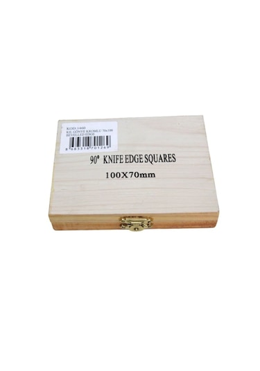 Kıl Bıçak Kenarlı Hassas Gönye 100x70 Mm
