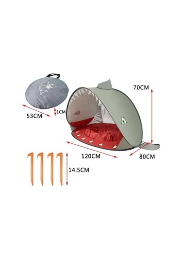 Tongxida Bebek Plaj Çadır Taşınabilir Gölge Havuzu Uv Koruma Sarı Renk Bebek İçin Yellow Sarı