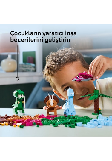 LEGO® Classic Yaratıcı Dinozorlar 11041 - 5 Yaş ve Üzeri Çocuklar için Hayal Gücünü Geliştiren Yaratıcı Oyuncak Yapım Seti (450 Parça)