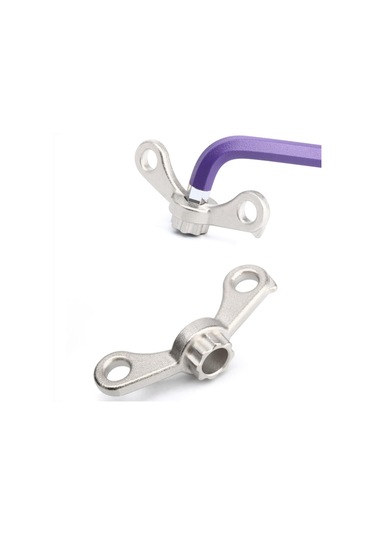 Homyl Krank Ayar Kapağı Aracı Profesyonel Anahtar Bisiklet Gümüş