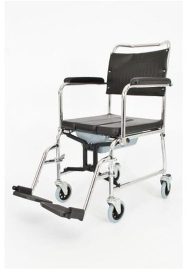 Tuvaletli Özellikli Yan Kolları Çıkar Ayak Çıkar Katlanır Sandalye