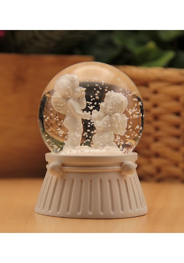 Melek Işıklı Kar Küresi