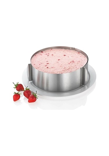 Ayarlanabilir Kare Yuvarlak Kek Kalıbı 2'li Takım Set Goldcakes