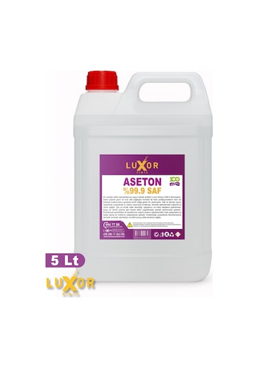 Luxor Kimya Saf Aseton Oje Temizleyici 5 L