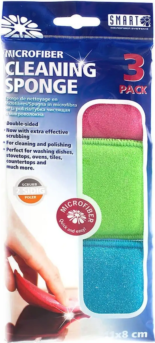 Smart Microfiber System Mikropolar Bulaşık Süngerleri 171458580