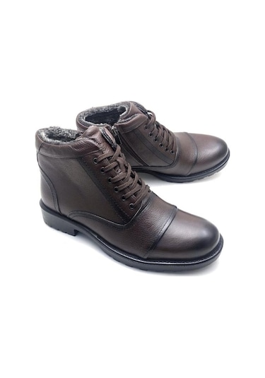 Umut Hakiki Deri Kürklü Erkek Bot