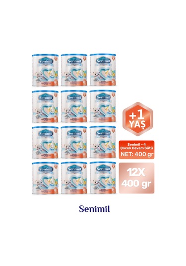 Senimil 4 Çocuk Devam Sütü 400 G 12 Adet