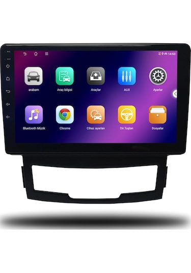 Caros Ssangyong Korando 2011-2013 Uyumlu Android Multimedya 4gb Ram 32gb Hafıza 9"