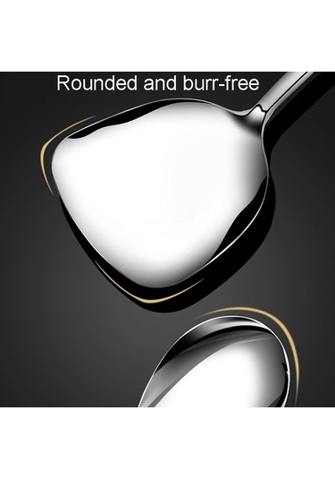 Sones Kacheeg Ev Paslanmaz Çelik Spatula Mutfak Eşyaları Mutfak Pişirme Aletleri, Stil: Çorba Kaşığı