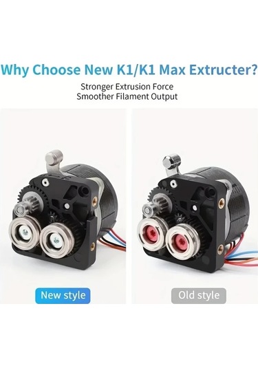 Xuweiwei Creality Hummingbird Ekstrüzyon Kiti Motorlu Olmayan K1 K1 Max K1c Ender3 V3 Ender3 V3 Plus 3d Yazıcı Ekstrüzyon Mekanizması Demir Gövde