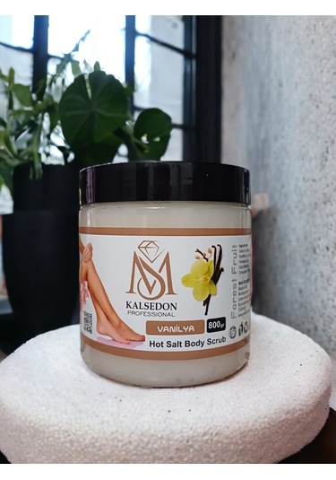 Ms Kalsedon Professoinal Vanilya Aromalı Vücut Peeling 800 G