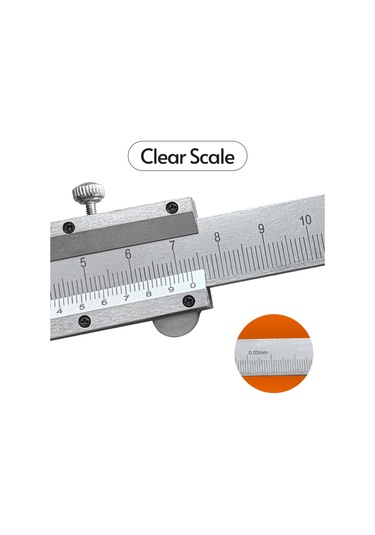 Tenfowee 0-150mm Yüksek Hassasiyetli Karbon Çelik Kumpas, İç Ve Dış Çap Ölçümü İçin İdeal